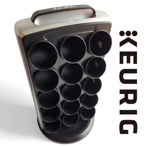 Keurig Vertical Tower K-Cup Carousel Storage 30 Cup Holder (KCC-30) Swiv…